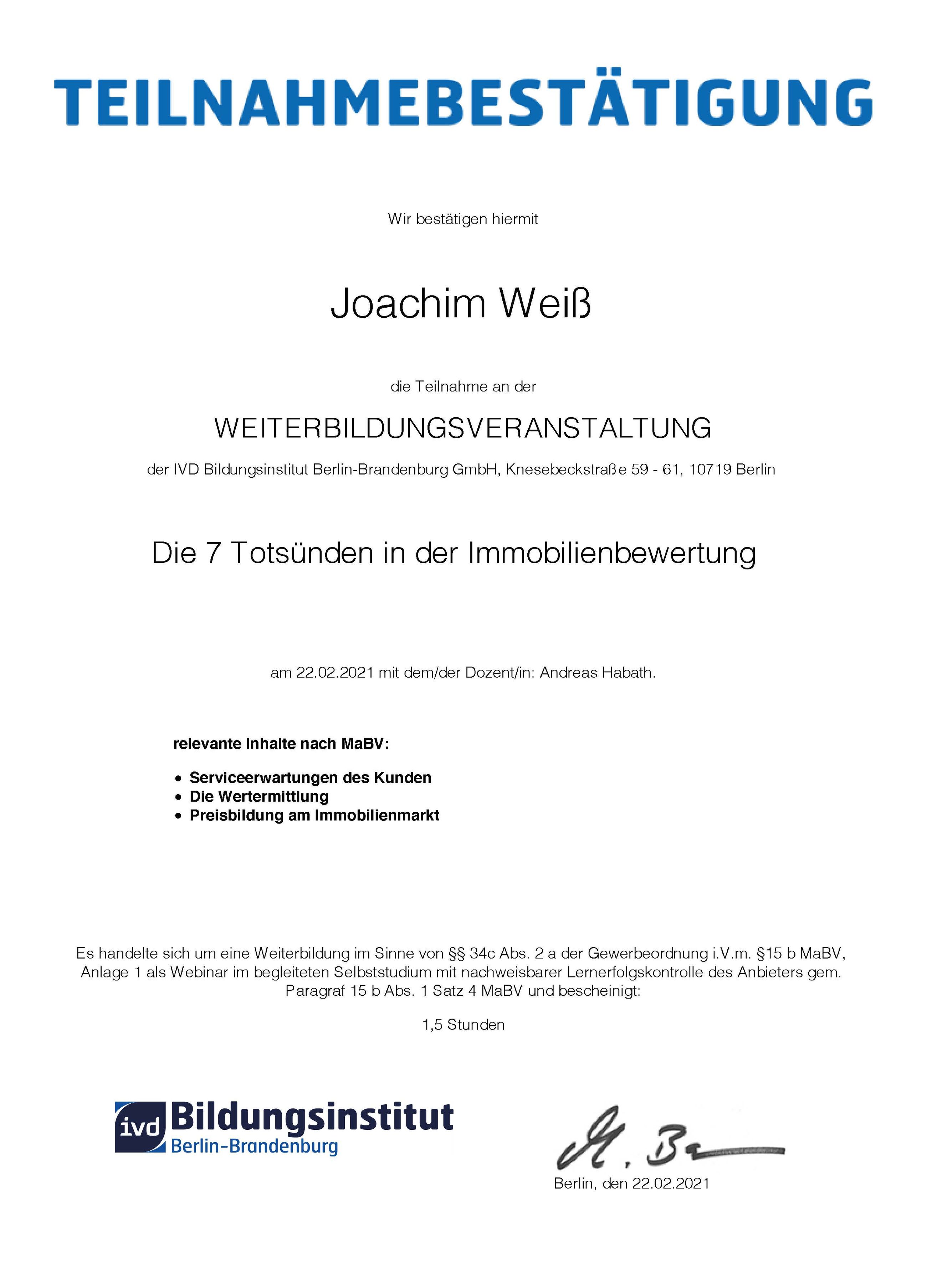 Die 7 Totsünden in der Immobilienbewertung